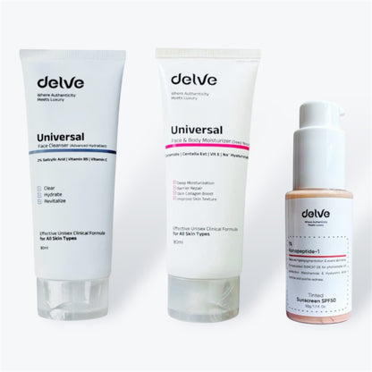 Complete daily skincare routine kit | Delve Beauty