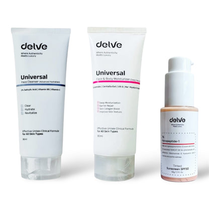 Complete daily skincare routine kit | Delve Beauty